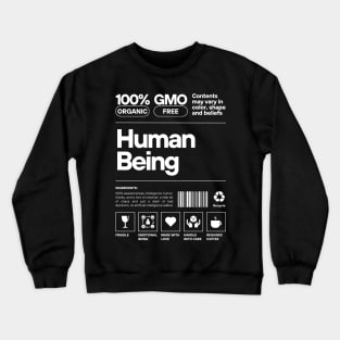 Human Being Facts Crewneck Sweatshirt